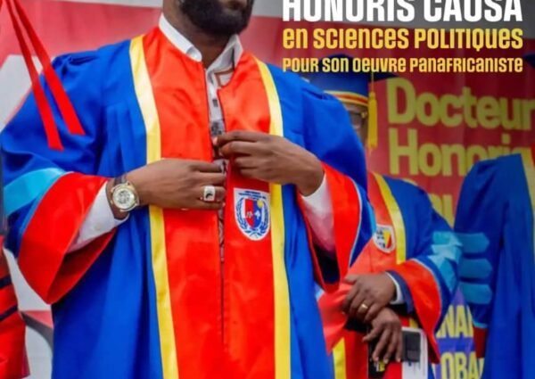 Kinshasa : Kemi Seba décoré Docteur Honoris Causa pour son combat panafricaniste